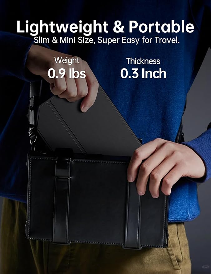 Monitor Portátil 10.5 FHD 400Nits con Cubierta Inteligente miniatura 7