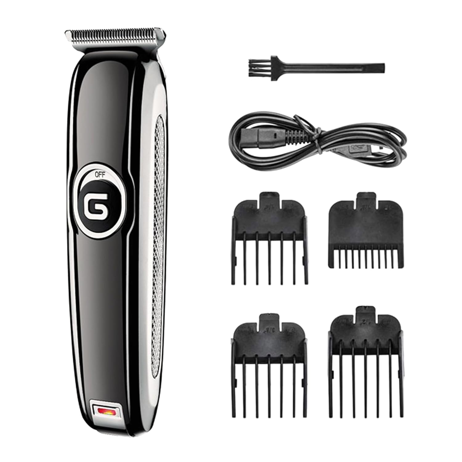 Concepta Trimmer Kemei Men Beard – Professional Rechargeable Hair Clipper & Beard Machine | All-in-One Grooming & Shaving | Corded & Cordless Use | Haircut & Face Trimmer for Men (Black)