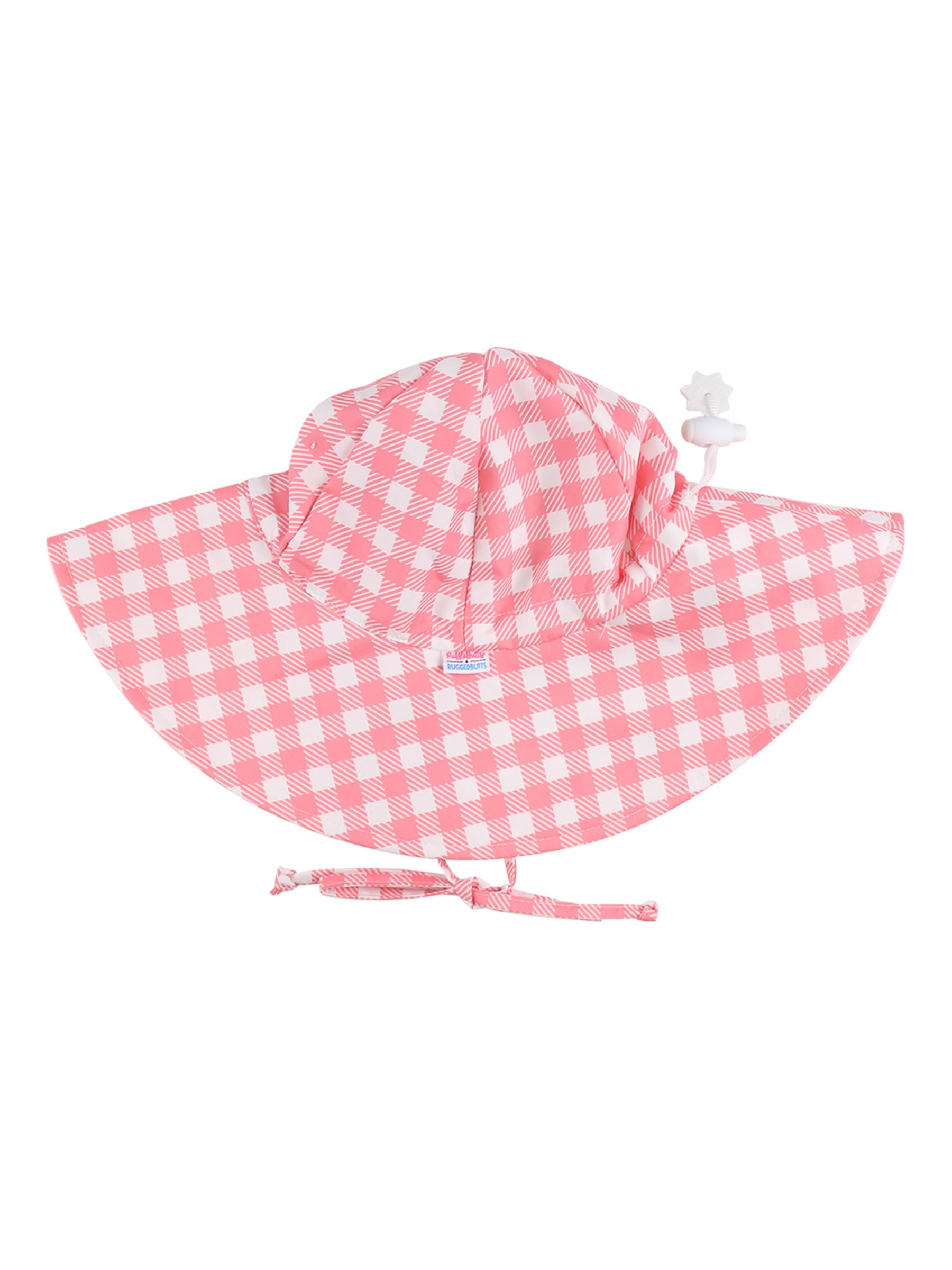RuffleButts Baby Girls Floppy Wide Brim UPF 50+ - Baby Sun Hat