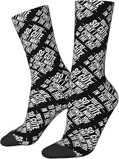 IUBBKI Trainer Socks You'Re So Cute That I Want To Punch You In The Face Athletic Socks Soft Men Office Socks Unisex Walking Trekking Men’S Socks 40Cm