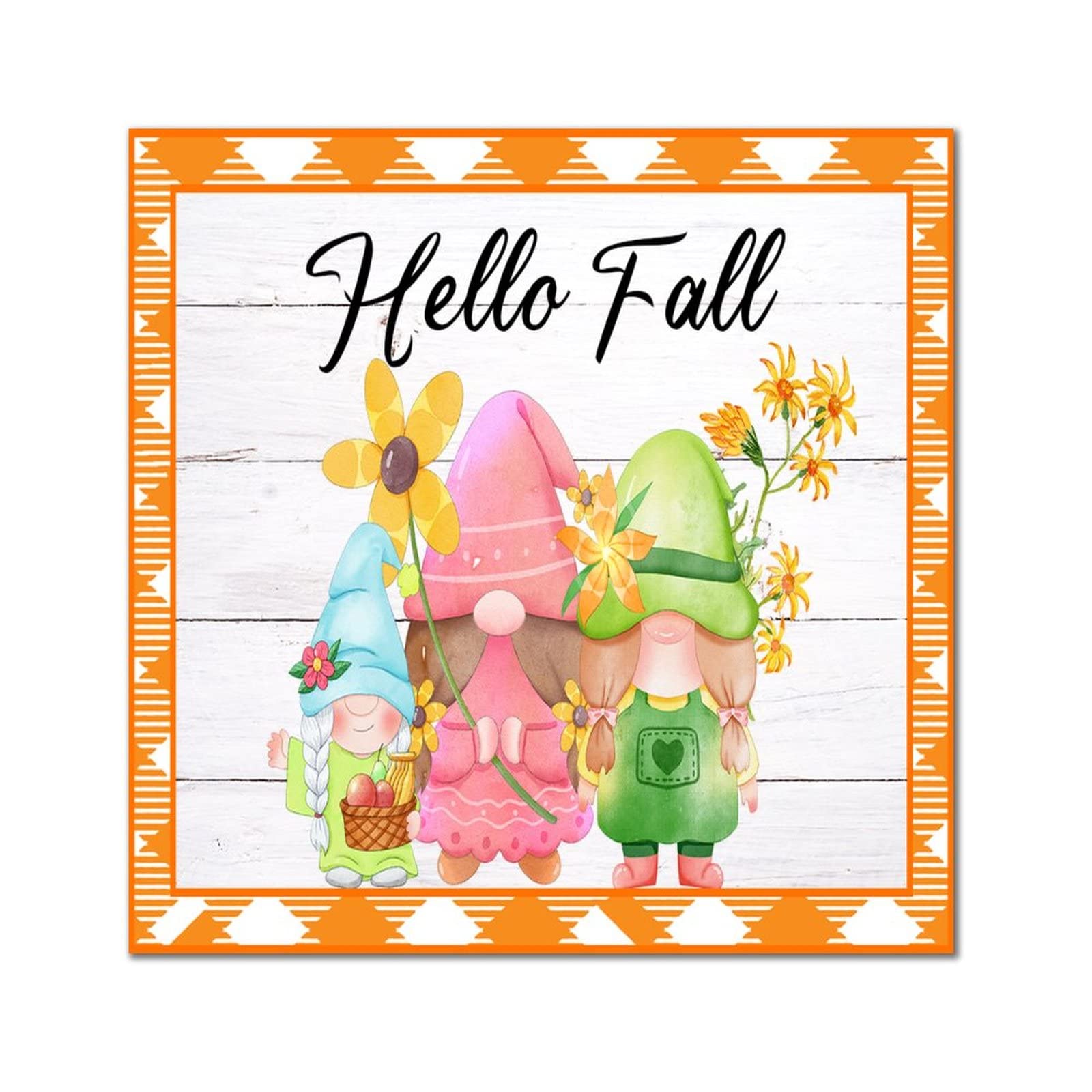Cadeau de pendaison de crémaillère : plaque en bois Welcome Fall