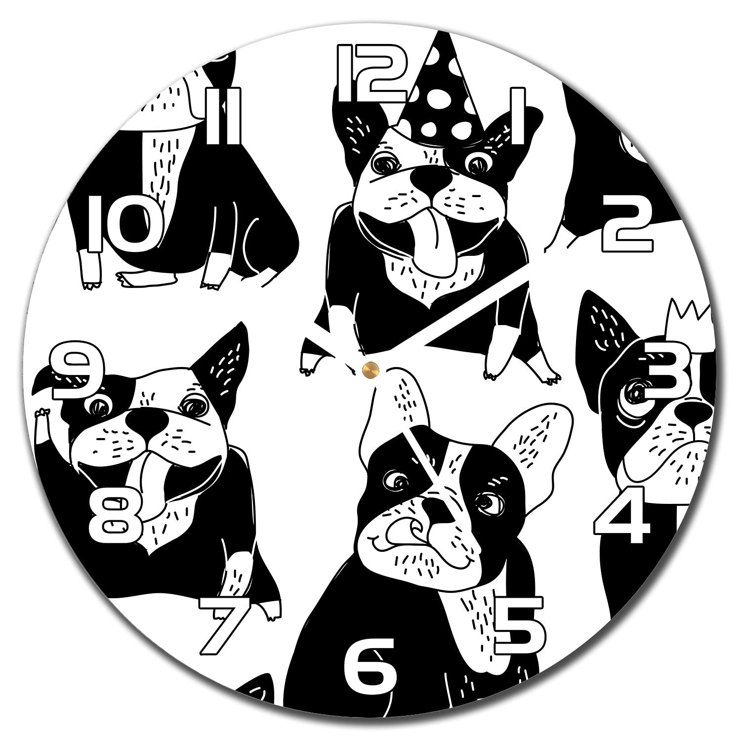 Horloge en verre cuisine pour remplacer vos cadres tristes par des animaux