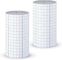 Vista 7 de Nuanchu 2 rollos de cinta elástica no tejida transpirable, cinta de vendaje cohesiva, película protectora de vendaje elástico