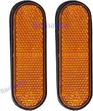 Ramanta Bullet Front Side Reflectors Self Adhesive for Bullet Bike Front Side Shockers Absorbers Reflectors Compatible only with for Classic, Standard, Electra (Set of 2, BS4 -BS6)