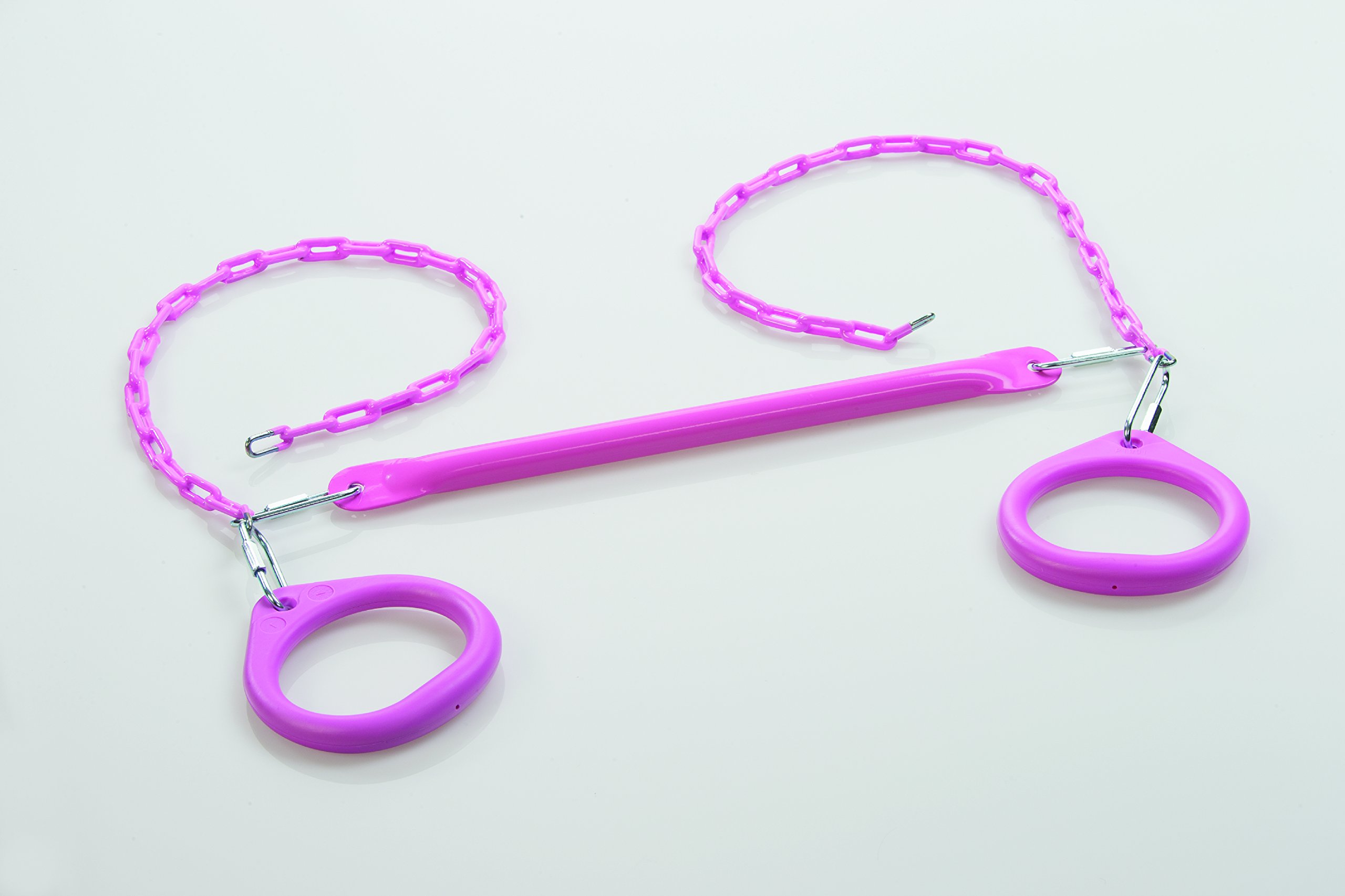 Standard Trapeze bar W/Rings - Pink, One Size by Creative Cedar Designs