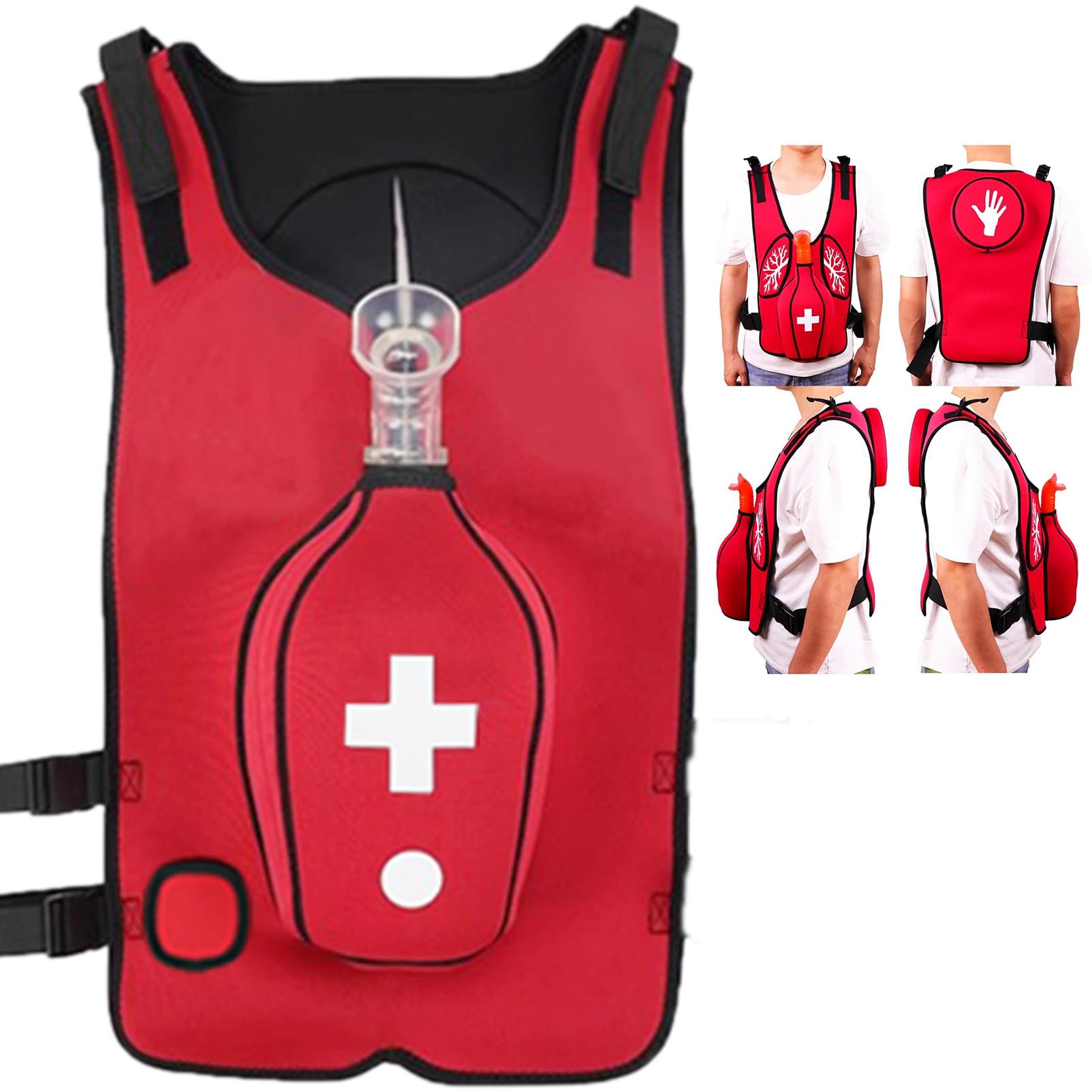 Gilet d'entraînement Heimlich et RCP adulte pour formation premiers secours