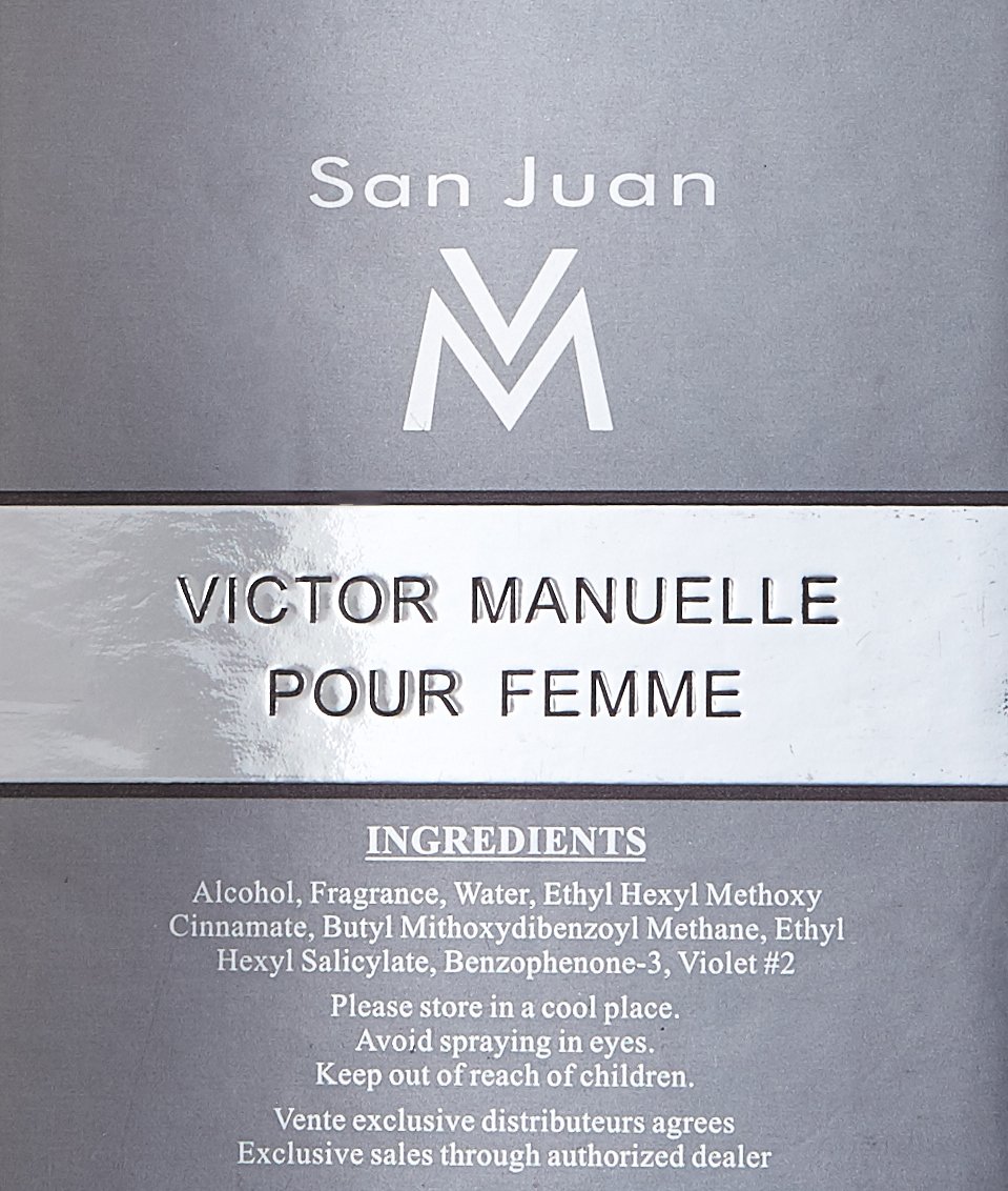 Victor Manuelle San Juan Pour Femme Eau de Parfum Spray for Women, 3.3 Ounce image 3