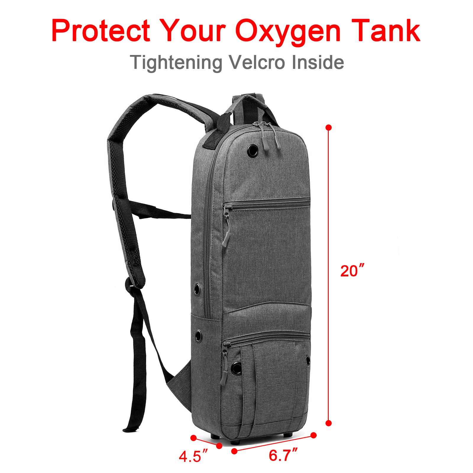 Snapklik.com : iGuerburn Oxygen Tank Backpack Size D, Portable Oxygen ...