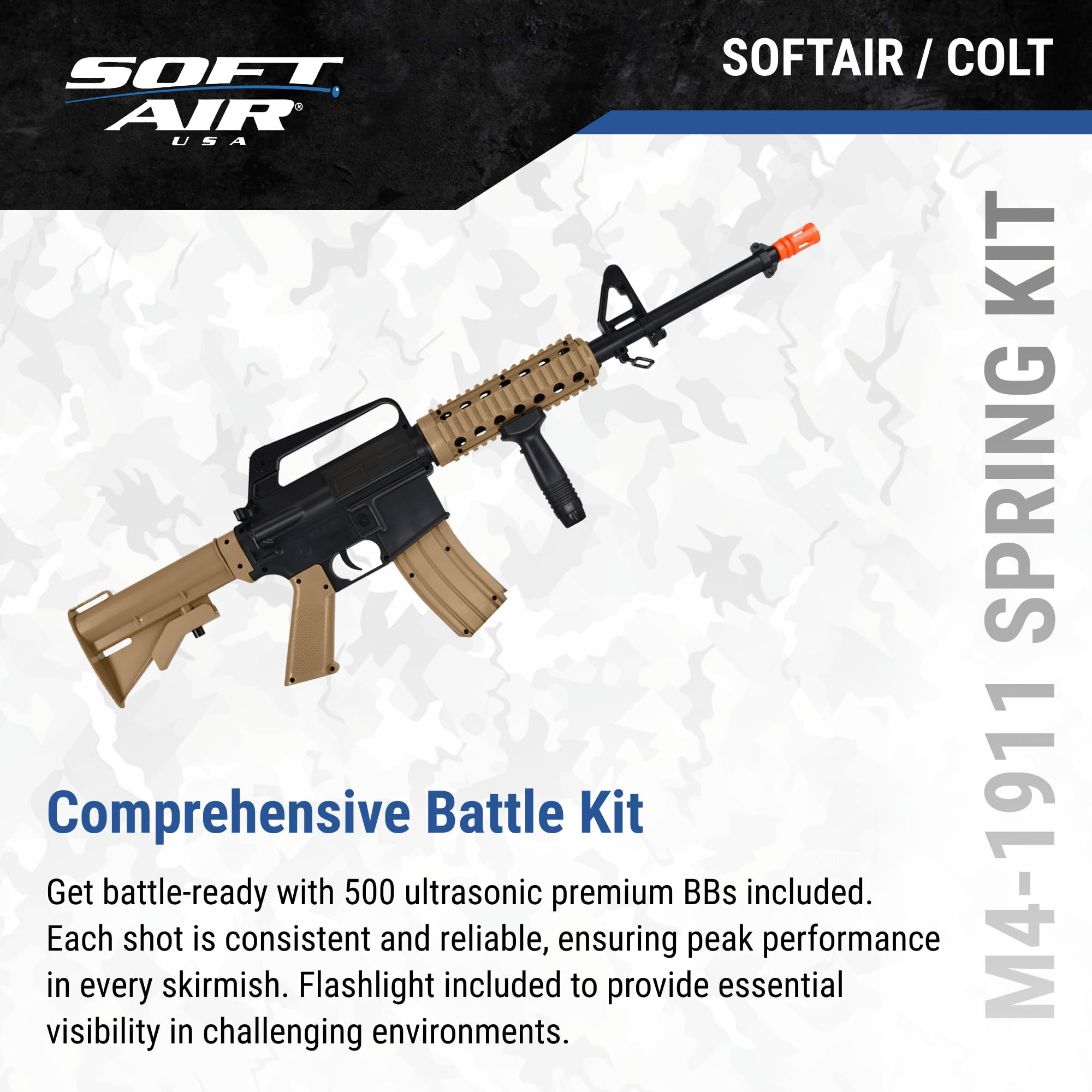 Amazon.com : Colt Soft Air RIS Spring Airsoft Rifle and Pistol On