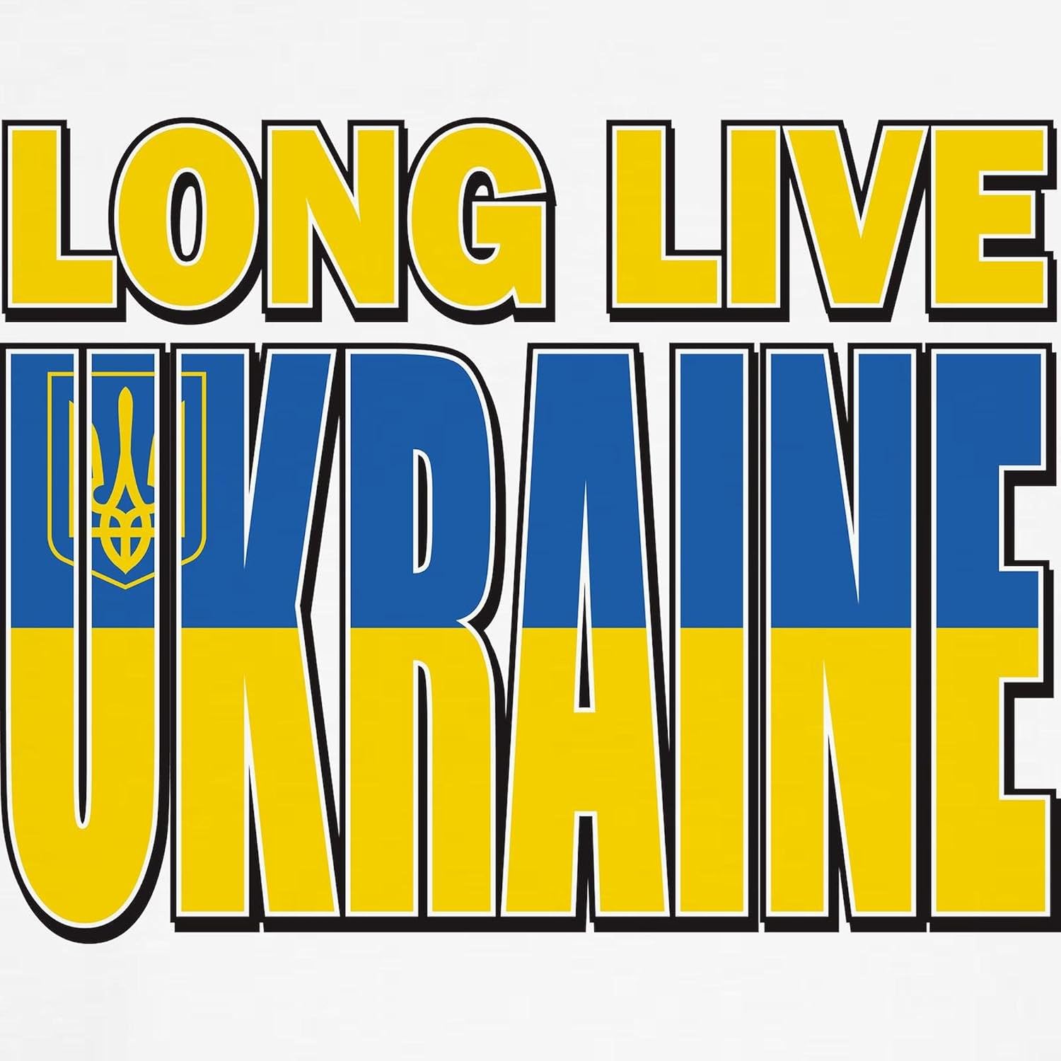 CafePress Long Live Ukraine Maternity T Shirt Women's Maternity Ruched Side T-Shirt