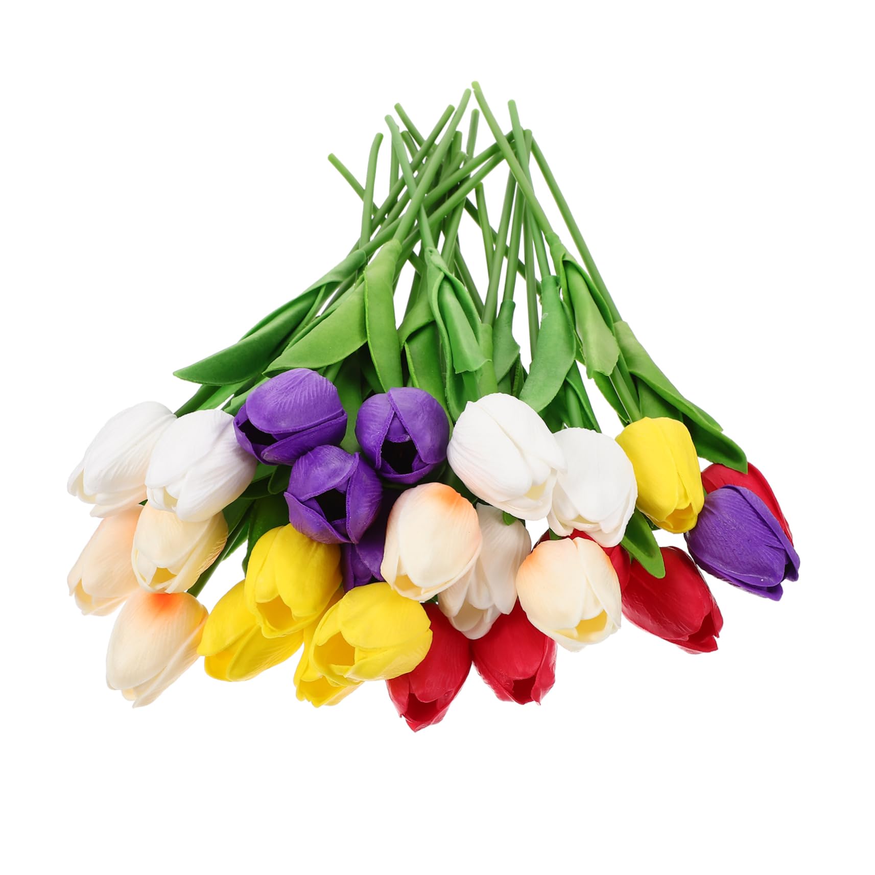 Gatuida Pcs Artificial Tulips Flowers Silk Tulip for Wedding Home Store Restaurant Decor