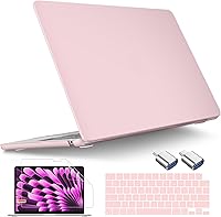 Vista 9 de Tuiklol Funda rígida para MacBook Air 2025 2024 2023 de 15 pulgadas con clip M4, M3, M2, modelo A3241, A3114, A2941, carcasa rígida con cubierta