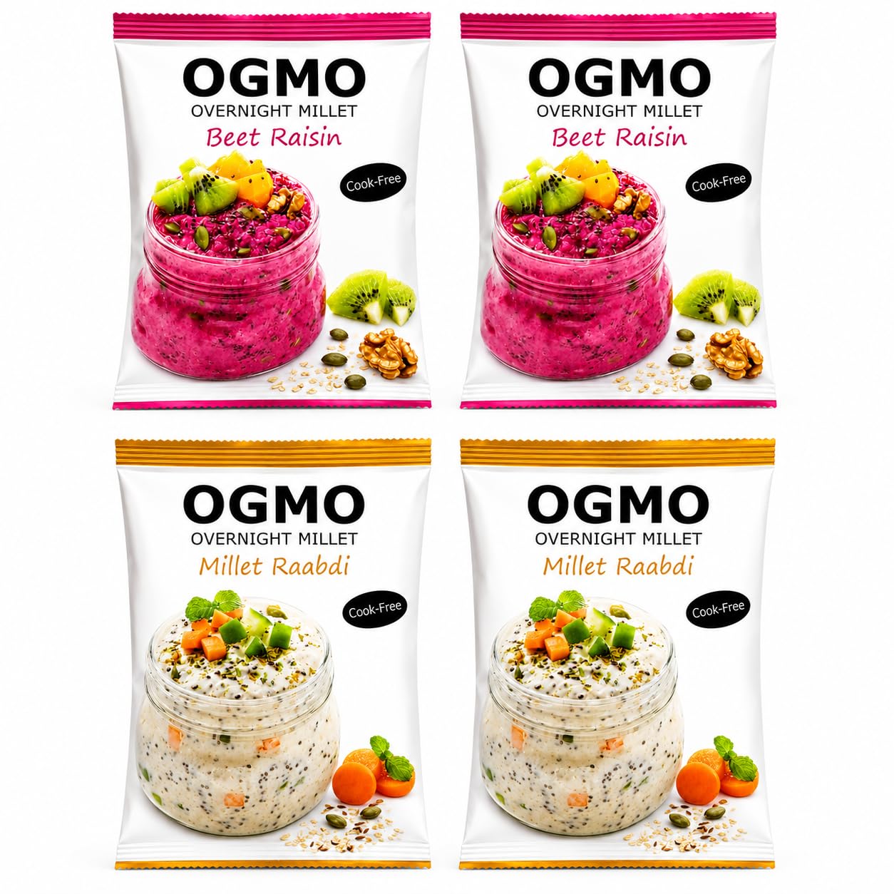 OGMO Overnight Millet Raabdi and Beet Raisin Combo Breakfast Mix-image-42