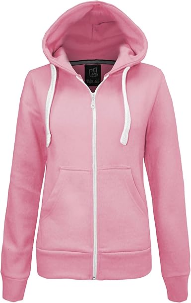 Miss Faceless - Sudadera con Capucha - para Mujer Rosa Rosa Pastel:  Amazon.es: Ropa