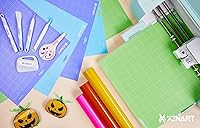 Vista 2 de Alfombrillas de corte para Cricut Maker 3, Explore 3, Maker, Air 2, de 12x12 pulgadas Estándar+Ligero+Agarre Fuerte, 3 alfombrillas XINART de 12x12