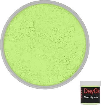 DayGlo NightGloTM Green GlowintheDark Pigment Phosphorescent Pigment Powder for Paints, Inks, Coatings & Signage HighVisibility Afterglow - 1OZ