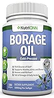 Algopix Similar Product 19 - NutriONN Borage Oil  1000 mg  180