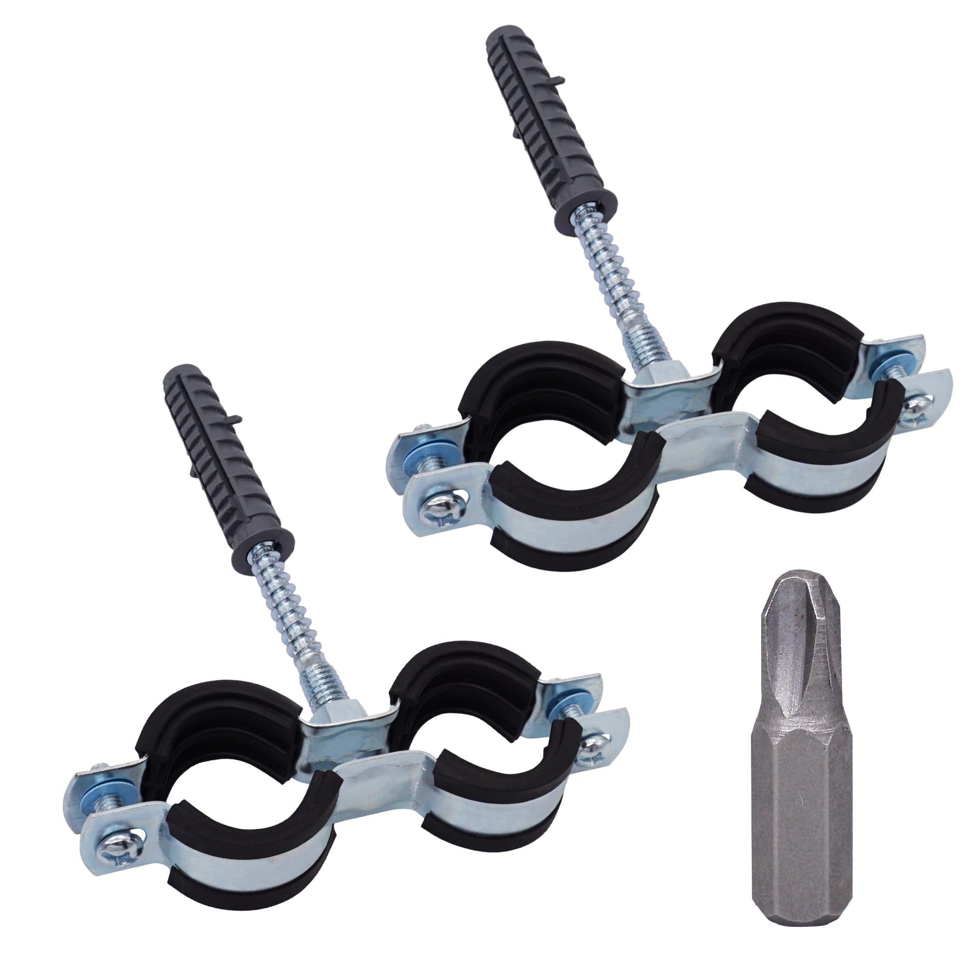 Supporto Costruzioni Ponti 10 Morsetti A Fascio M8 YINETTECH - In Ghisa Zincata, Per Ponti E Costruzioni, Apertura 20 Mm Accessori Costruzione Ponti