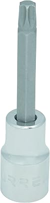 Urrea 543950W 1/2-Inch Drive T50 Torx Tip Chrome Socket
