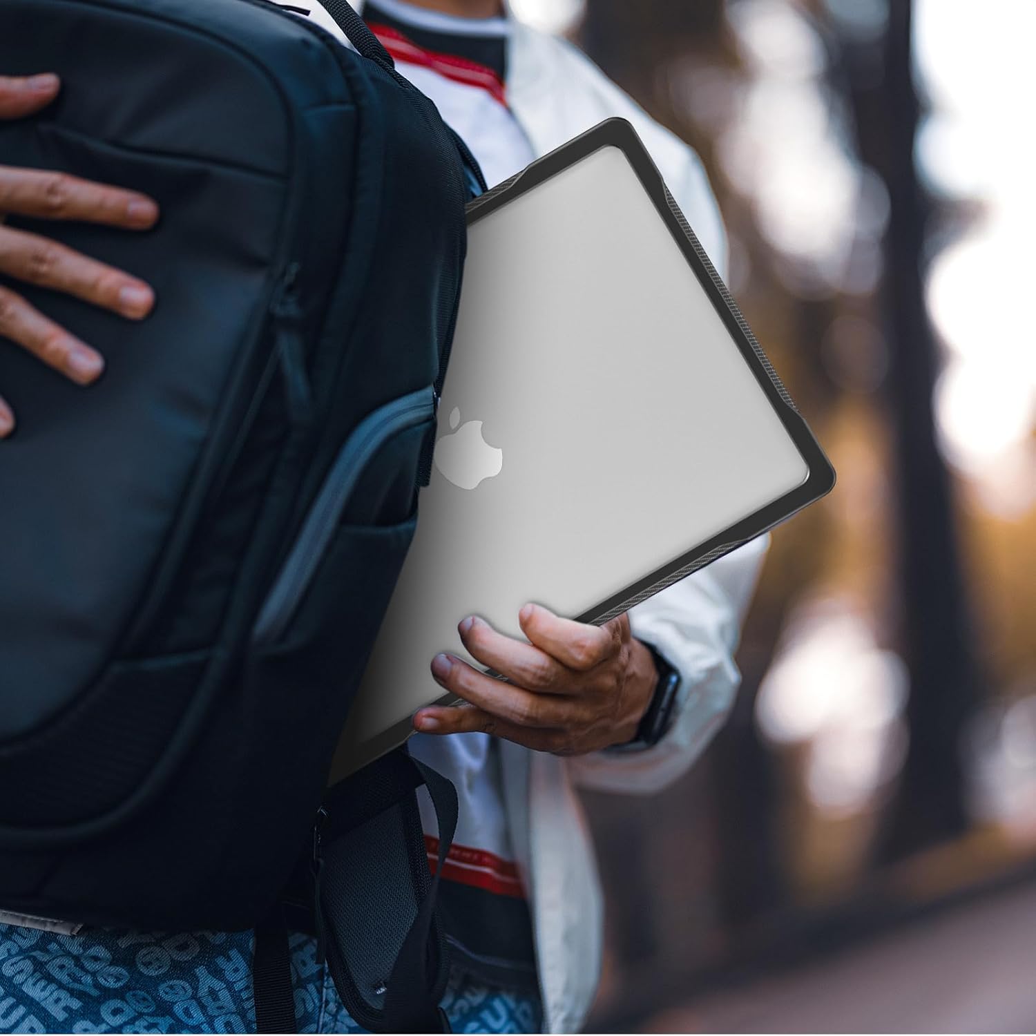 Teryeefi [Durable] & [Heavy Duty] [Shockproof] Case with Keyboard Cover for M4 M3 M2 M1 MacBook Pro 14 inch 2025 2024 2023 2021 Release Model A3112 A3185 A3401 A2918 A2992 A2779 A2442, Clear