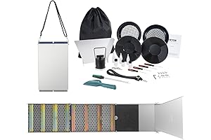 VEVOR 50 Inch Gold Sluice Box Kit with 23-piece Gold Prospecting Equipment