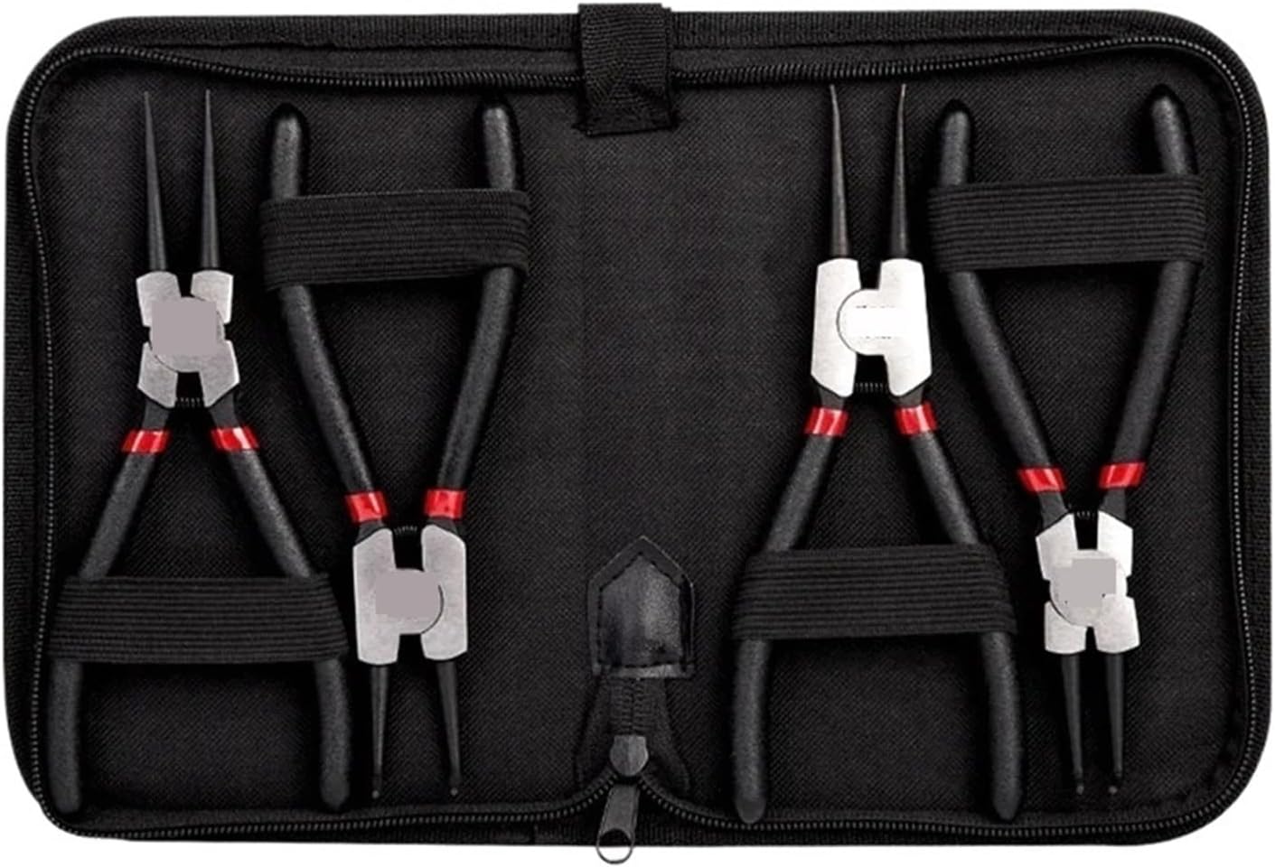 multifunctional pliers 4-Piece 7" Snap Ring Pliers Set Tip Diameter High Carbon Steel Straight and Bent Jaw Hand Tool Pliers Sets