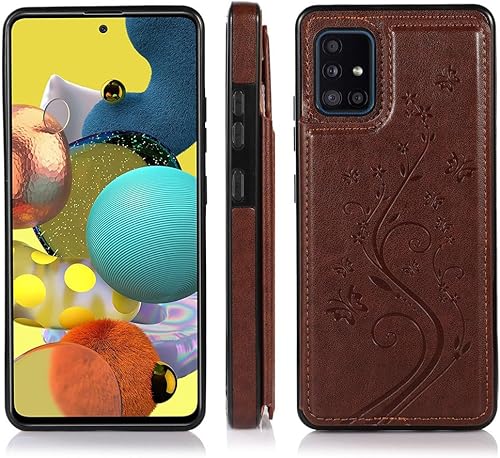 Miniatura 8 de Funda de cuero para Samsung Galaxy A72 A52 A73 A53 A33 A33 A13 A32 A12 A71 A21S A70 A50 A30 A20 A10 cubierta del teléfono, oro rosa, para Galaxy A51