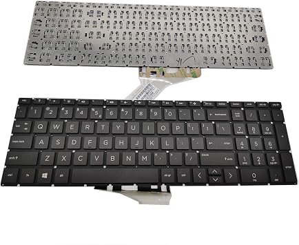Laptop Keyboard Compatible for HP Pavilion 15-DA 0012DX 0014DX No Backlit