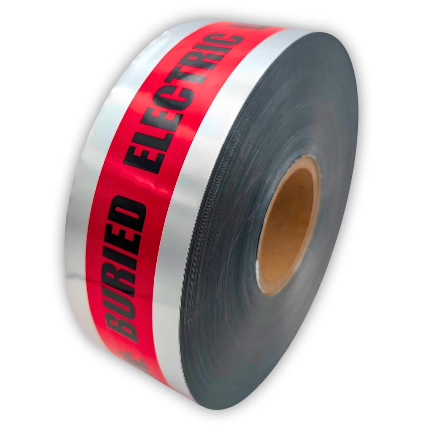 ACE Supply Buried Electrical Line Caution Tape - Detectable Underground Tape - 3 Inch x 1000 Ft Length, 5 Mil - Buried Electrical Tape Used for Utility Marking Tape