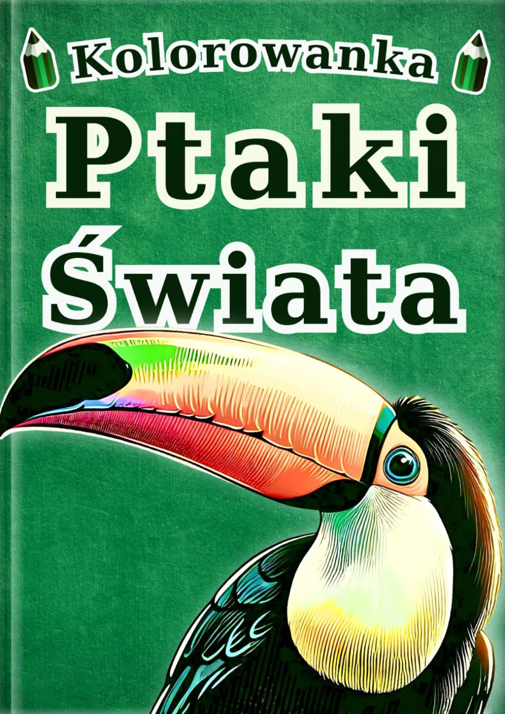 Kolorowanka Ptaki Świata - Edycja polska -: 60 Realistycznych Ilustracji 30 Gatunków Ptaków dla Dzieci i Dorosłych | Antystresowa Książka do Terapii Sztuką i Relaksu