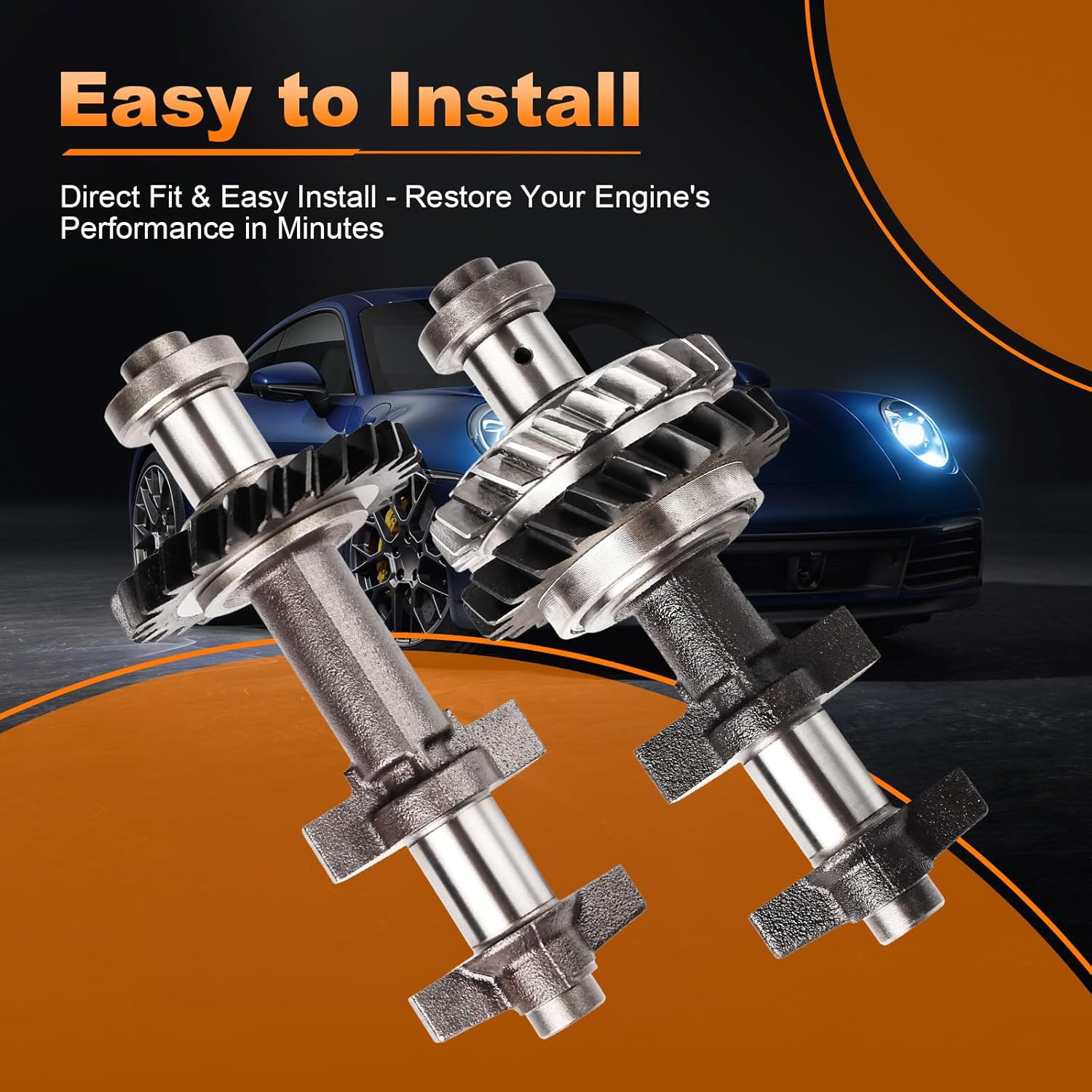 13601-28021 1 Pair Engine Balance Shaft Set Fits for Toyota Camry 2.4L 2007-2011 for Corolla Matrix RAV4 Solara 2AZ-FE 2AZ-FXE 2.4L for Scion tC xB 2.4L for Lexus HS250h Part# 13601-28020