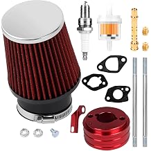 SOFO for Predator 212 stage 1 Air Filter kit w/Spark Plug for Honda GX160 GX200 6.5Hp Baja MB165 & MB200 CT200U BT200X CT200U-EX Performance Parts Red