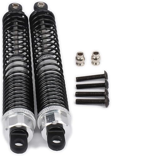 Vista 17 de Amortiguador de amortiguador de 5.118 in de aleación ajustable de aceite de aluminio para automóvil RC 1/10, camión sobre orugas, piezas mejoradas