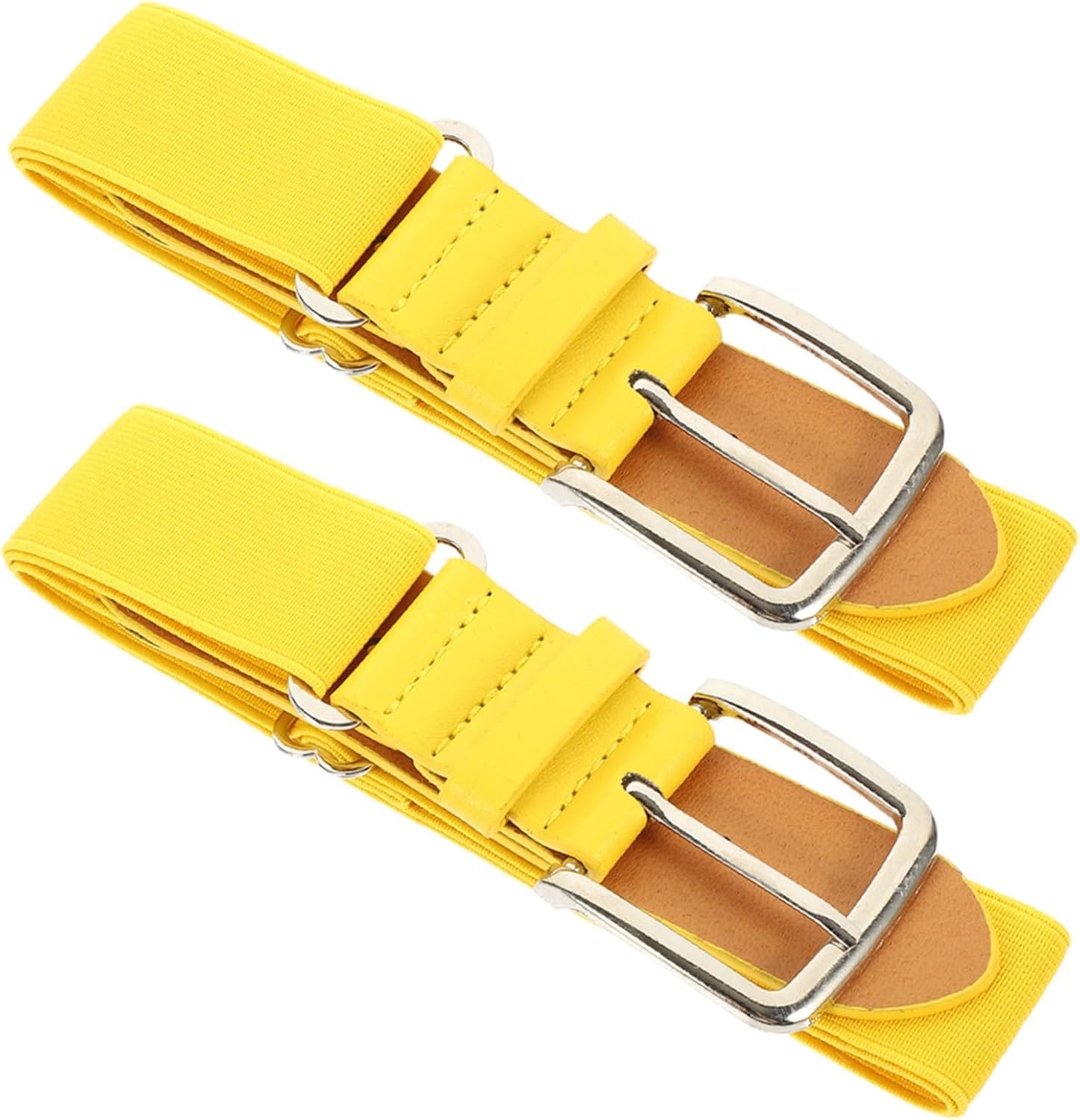 Outanaya 2pcs Boys and Girls Elastic Baseball Belt Adjustable Youth Softball Belt Socks Random Color