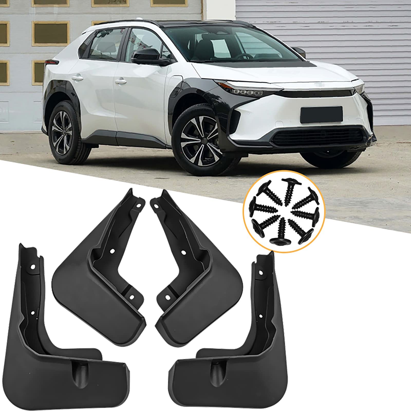 Anti-éclaboussures Toyota BZ4X 2022 JONASC évitez les impacts de graviers
