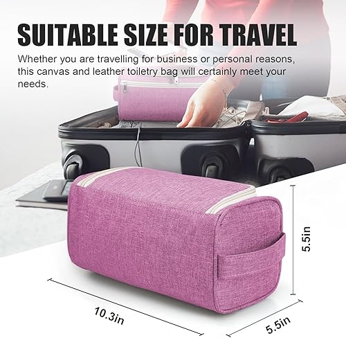 Miniatura 5 de Pantheon Neceser para hombre  Neceser de viaje, bolsa de lavado, kit de afeitado para baño y ducha  Bolsa de viaje para hombre, organizador de