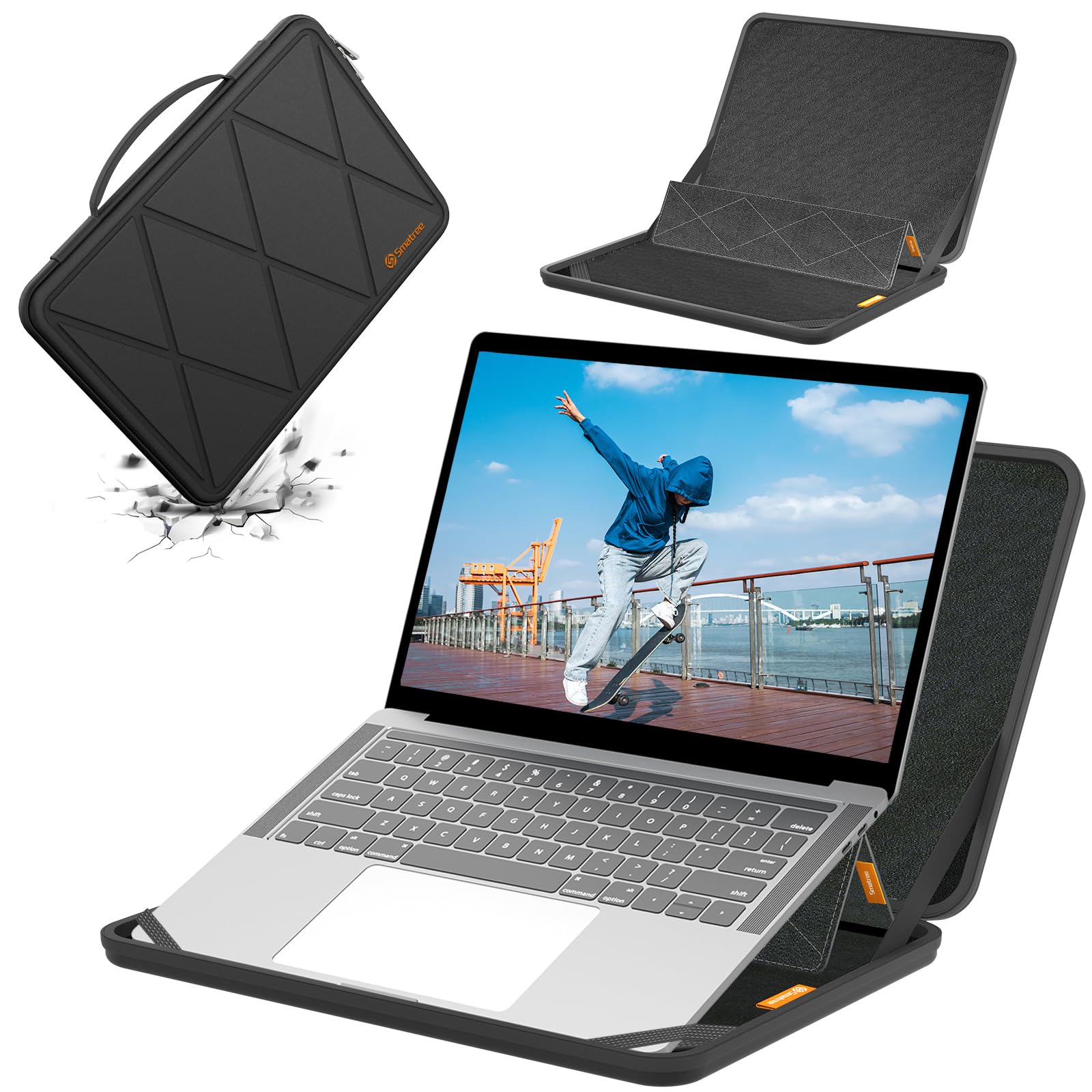Smatree MS107 Protección rígida 15,6-16 Pulgadas Funda para portátil Compatible con Lenovo Legion 5i Gen 9, HP OMEN Transcend, MSI Raider/Vector, ASUS ProArt Studiobook Pro 16/ROG Zephyrus Duo 16