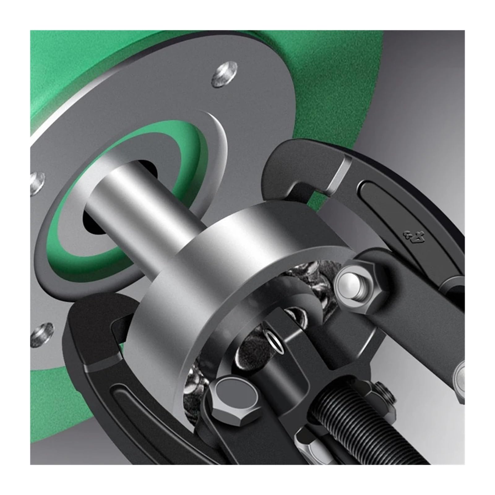 Estrattore per ingranaggi a 3 ganasce 1pc Estrattore for ingranaggi 3/4/6 pollici 3 Jaw 2 Strumento di rimozione puleggia reversibile Grado professionale resistente