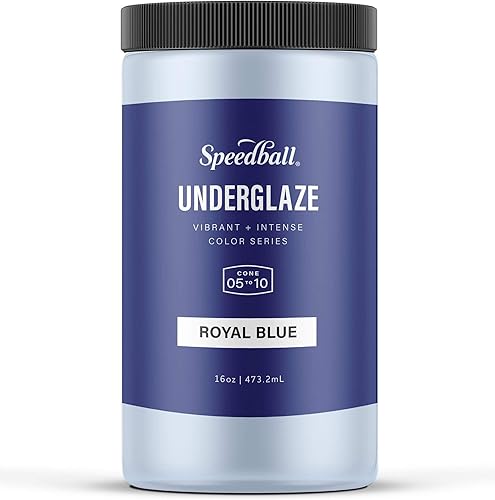 Speedball 001056 Underglaze, azul real, 16 oz