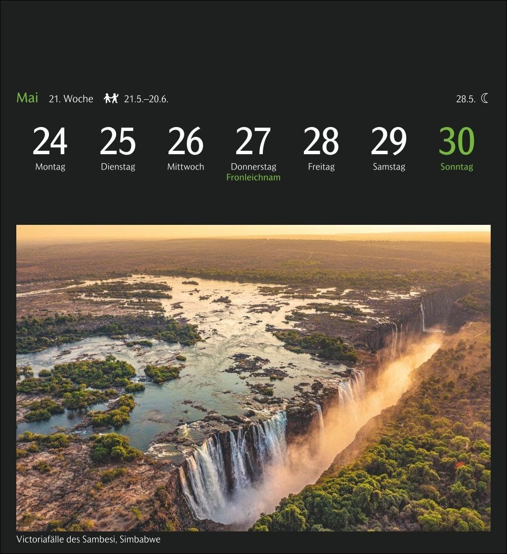 GEO Ferne Horizonte Postkartenkalender 2027 - Wochenkalender mit 53 Postkarten: Postkarten-Fotokalender mit Wochenkalendarium. Weiter Blick in die ... in einem Kalender im Format 16 x 17,5 cm