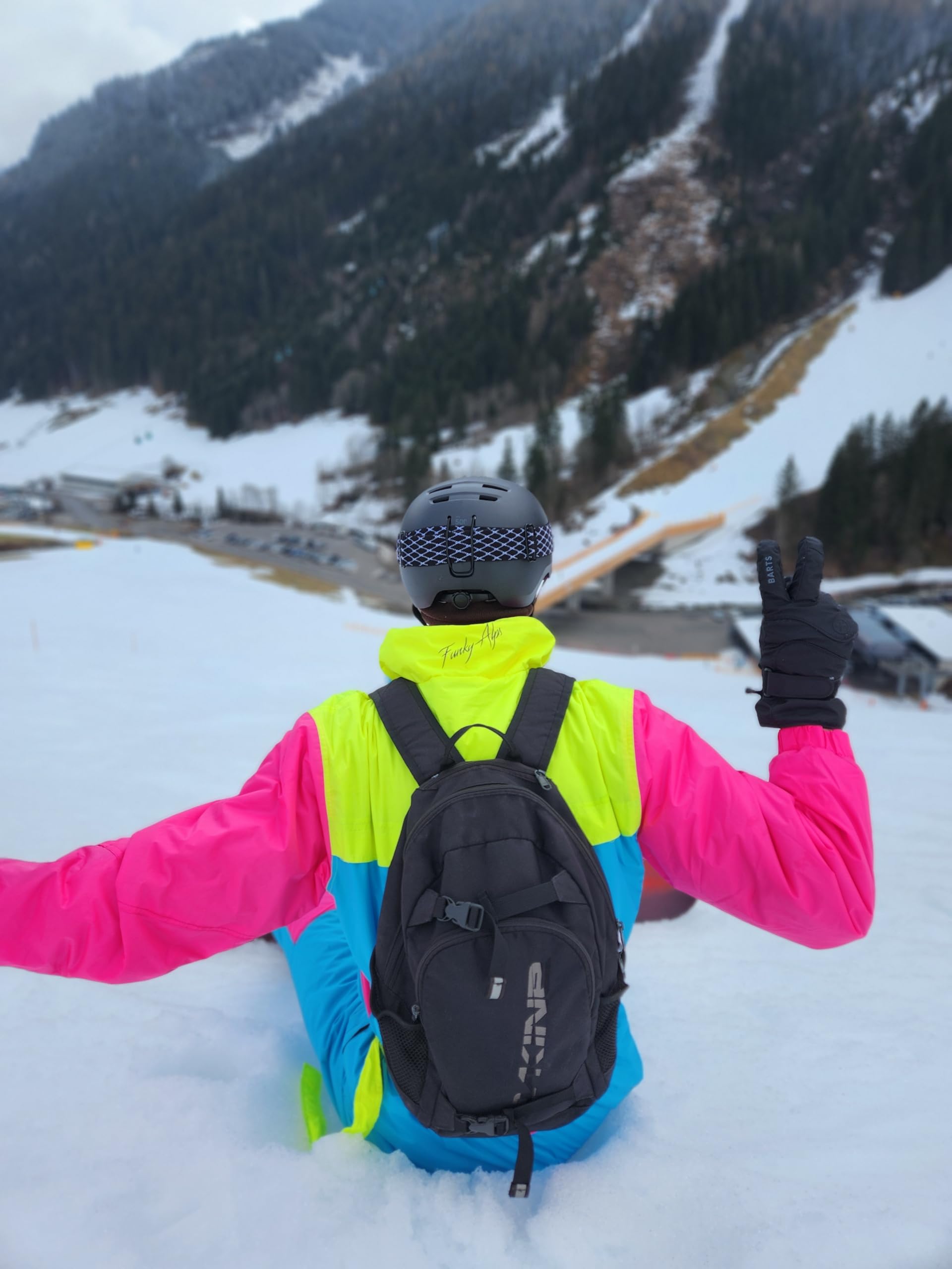 80's Skianzug - Unisex Retro-Ski-Outfit - Wind- und wasserdicht - Perfekt für Après-Ski - Erhältlich in den Größen S bis XXL