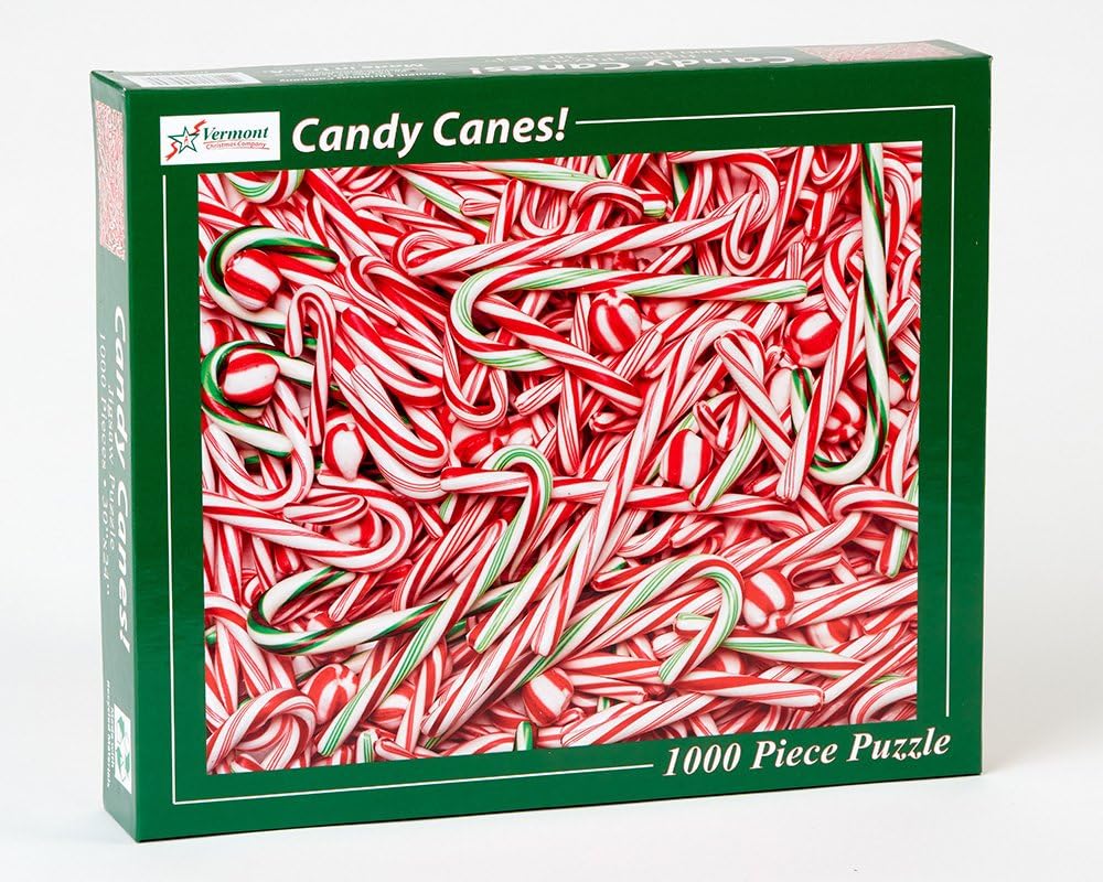 Vermont Christmas Company Candy Canes Jigsaw Puzzle