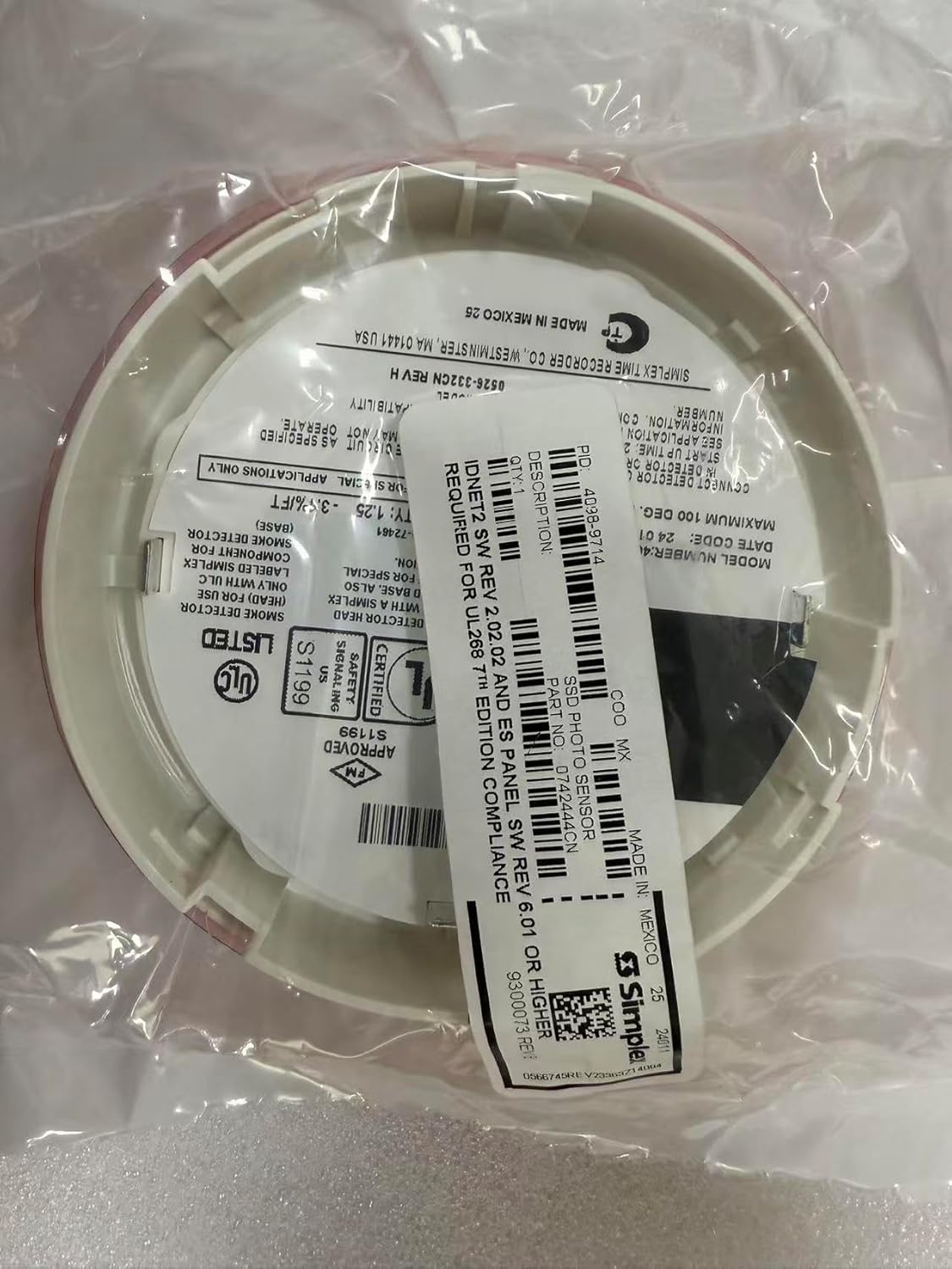 Simplex 4098-9714 Detector Head 4098 9714
