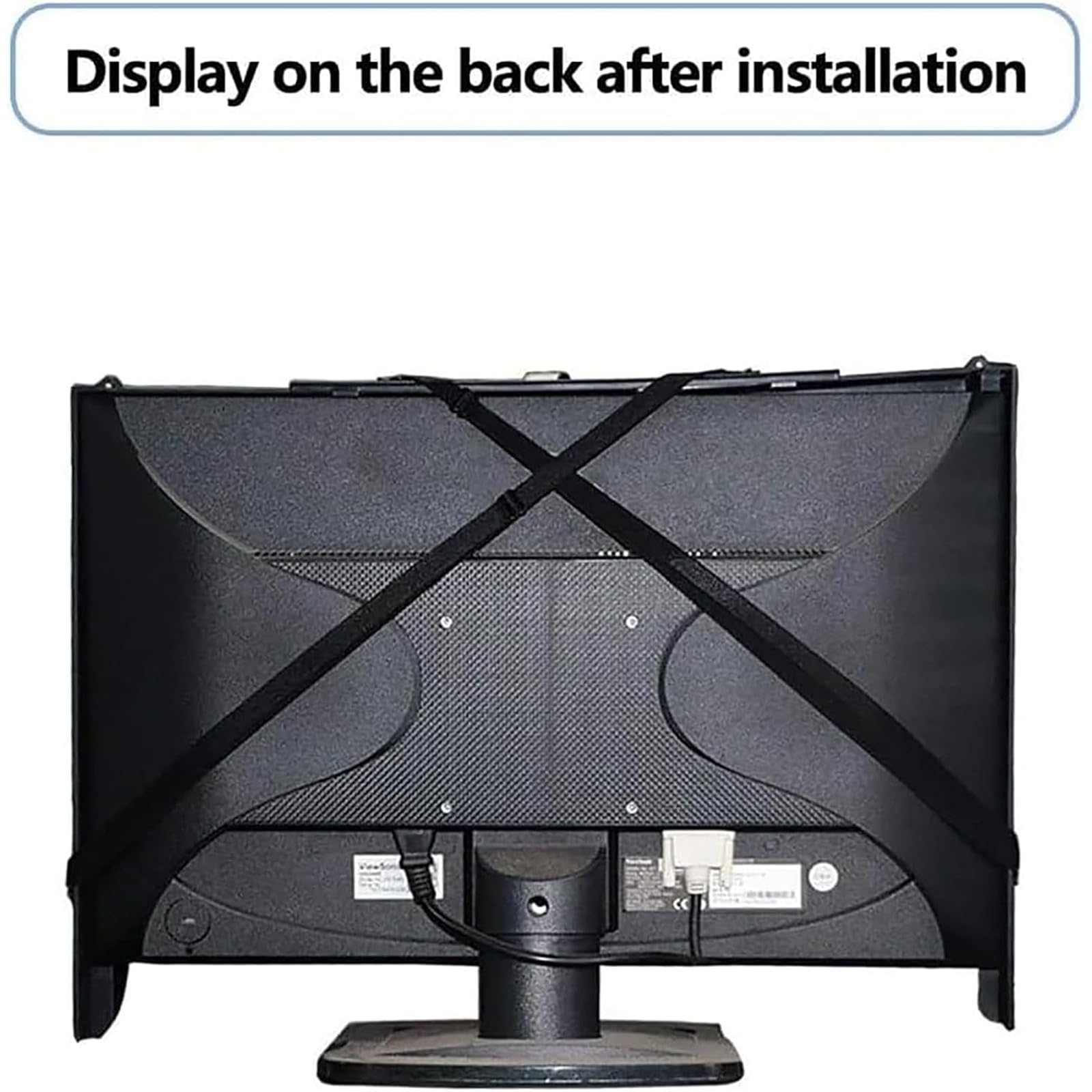 Capucha plegable antirreflejos con cobertura en todos los lados para privacidad y protección, diseño ajustable que se adapta a la mayoría de pantallas de escritorio