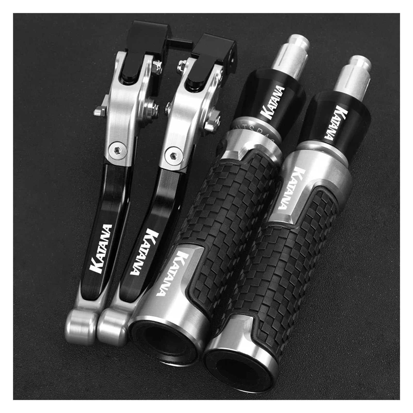 Zhanfangou Design V For Suzuki Katana Gsx600f Gsx750f 1989-2007 Brake Clutch Levers Handlebar