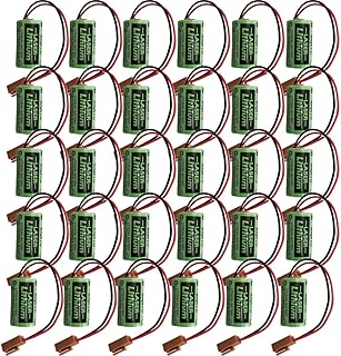 BALOLO (30-Pack) CR17335SE-R 3.0V 1800mAh Non-Rechargeable Disposable Lithium Battery PLC Replacement for CR17335SE-R with Plug