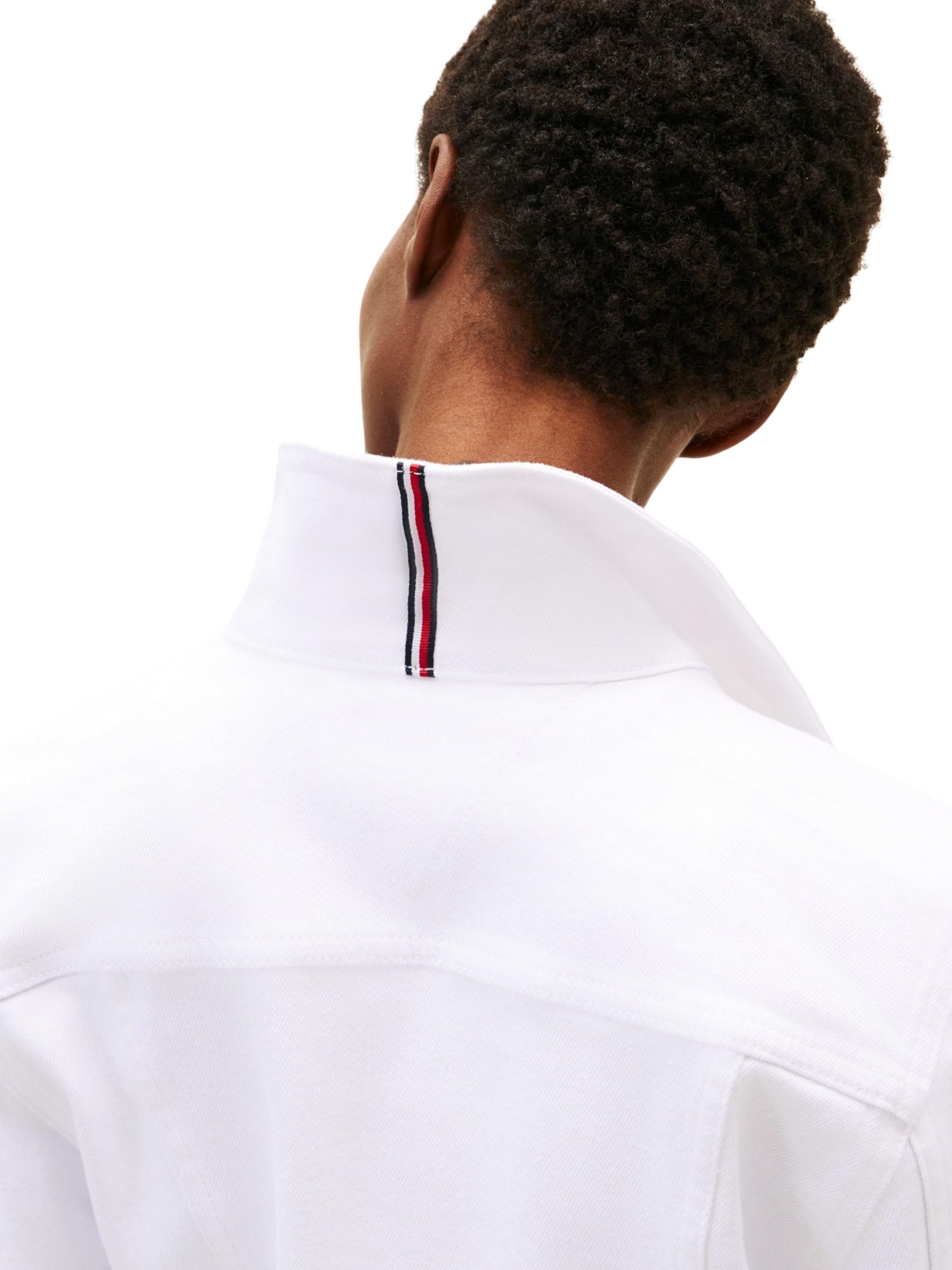 Tommy Hilfiger DNM SLIM KURTKA BIAŁA WW0WW44374 Kobiety Dnm Slim Jacket White Ww0ww44374