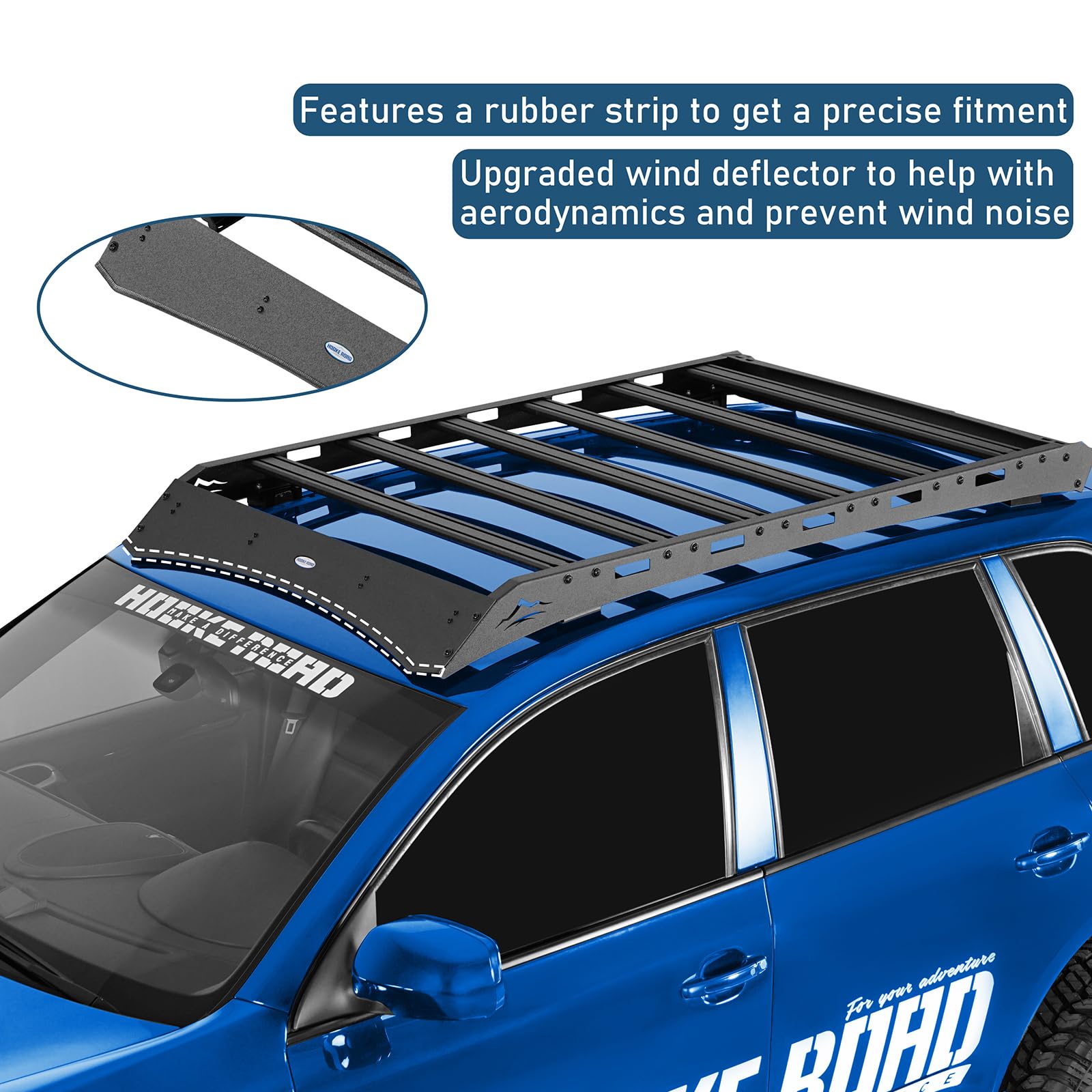 Hooke Road Roof Rack Aluminum Cross Bars for Porsche wFactory Roof Rails | 2003-2010 GTS Turbo Turbo S Lightweight Luggage Carrier Basket 400lb Capacity Overlanding Bolt-on product thumbnail 5