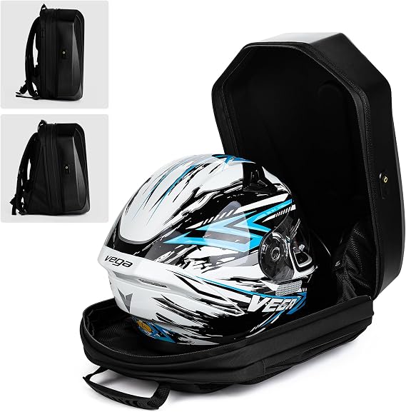 Gelrova Evolution LED Backpack, Motorcycle Riding Backpack Hard Shell with LED Screen, 18 Inch
