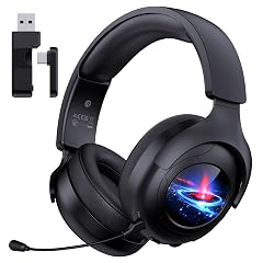 Gtheos 2 4GHz Gaming Headset Wireless for PS5 PS4 PC Switch Fortnite Minecraft FPS Gamers Bluetooth 5 3